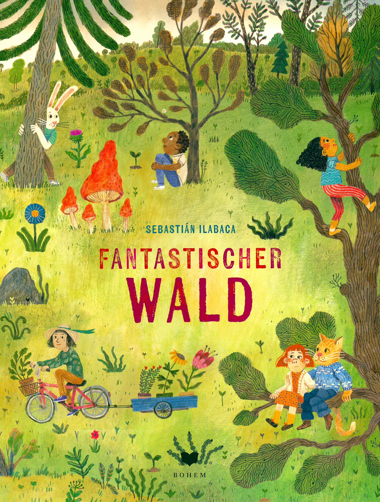 Libro acordeón El bosque- Ilabaca, Sebastian