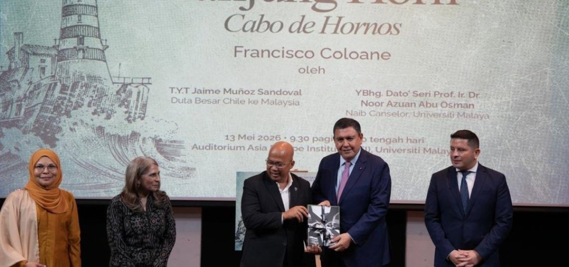 Chile presenta en Malasia la primera edición en bahasa malayo del libro Cabo de Hornos